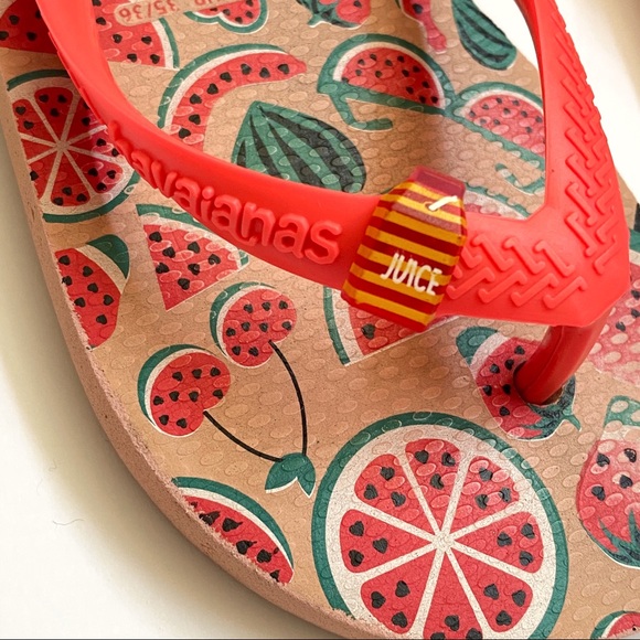 Havaianas pink watermelon flip flop thong sandals - Picture 4 of 7